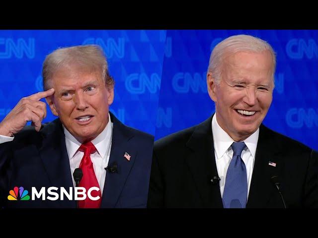 Biden and Trump argue over age and golf swings during 2024 presidential debate