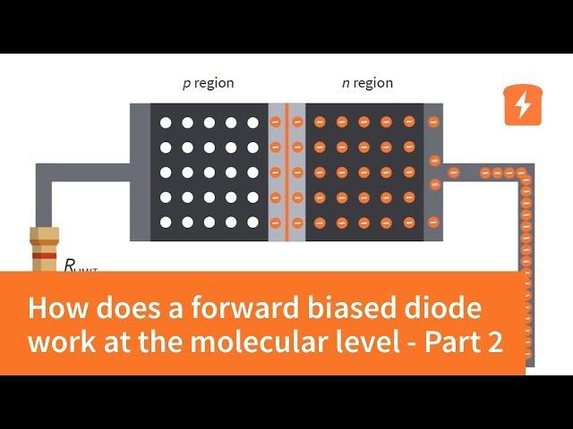 How does a forward biased diode work at the molecular level?  - Part 2 | Intermediate Electronics