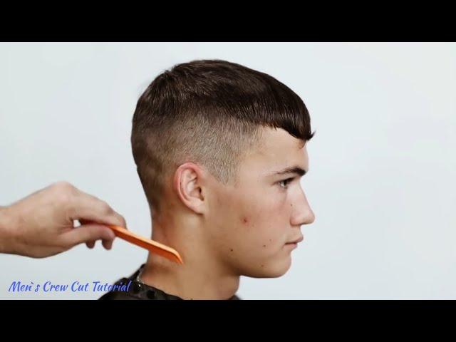 Men's Crew Cut Tutorial ️ #crewcut #hearcut #tutorial #videos #viralvideo #salon