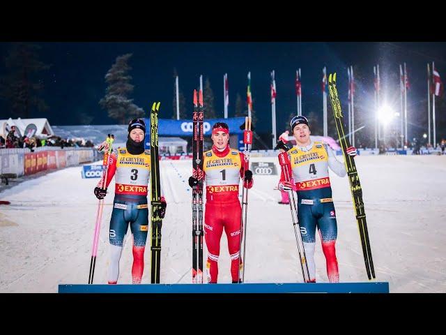 Ruka 2021 Sprint Men's Alexander Terentev winner & Klaebo