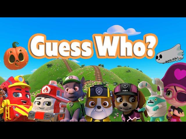 Guess Who! Mighty Express + PAW Patrol + Abby Hatcher Halloween Game! | Mighty Express Official