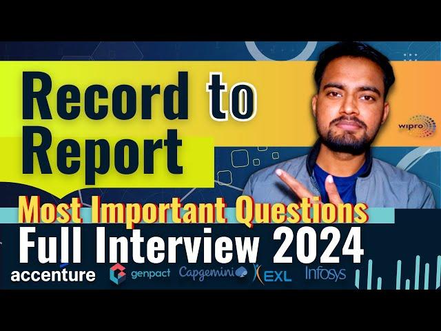 Record to Report Most Important Questions and Answer | R2R Full Interview 2024 | Corporate Wala R2R