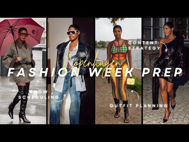 FASHION WEEK PREP: Outfit Planning, Scheduling, Try-on/Styling