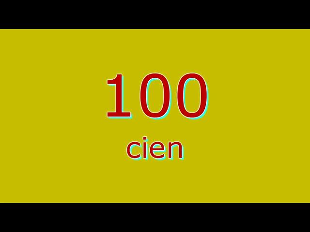 Count to 100 - Spanish Numbers - Learn Spanish - Count to 100 song