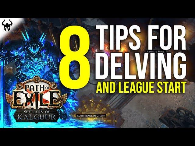 8 Tips For Delving and League Start | Early Currency Farming | Path of Exile 3.25