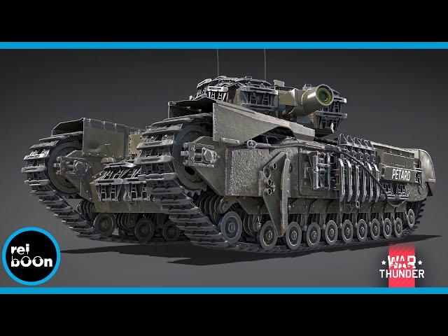 War Thunder - Der Churchill AVRE kommt im nächsten Event - 230mm HE-Schelle incoming