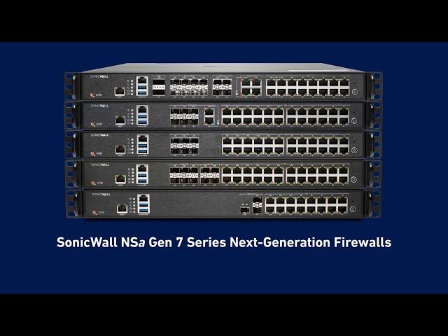 SonicWall NSa Gen 7 Series Firewalls Deliver High Port Density and the Lowest cost of Ownership in