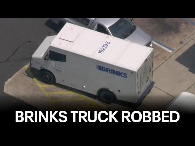 Brinks armored truck robbed outside PA store