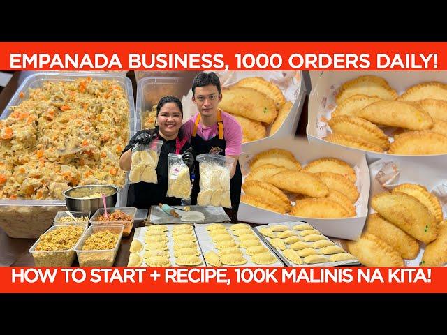 EMPANADA BUSINESS, daan daang libong kita, from 3k puhunan! W RECIPE + HOW TO START