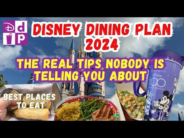 Disney Dining Plan 2024 | Tips & Items To Get | Ultimate Guide | Walt Disney World