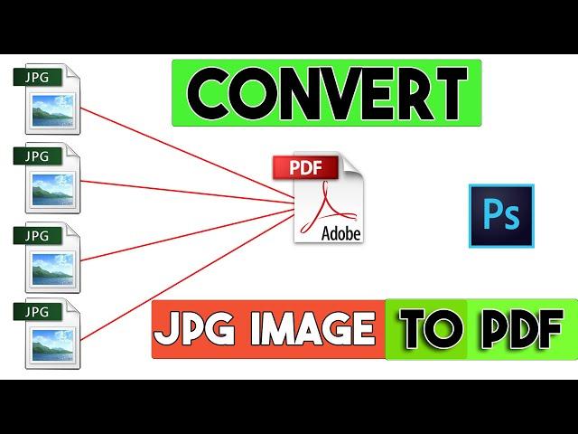 How to Convert JPEG image to PDF in Photoshop