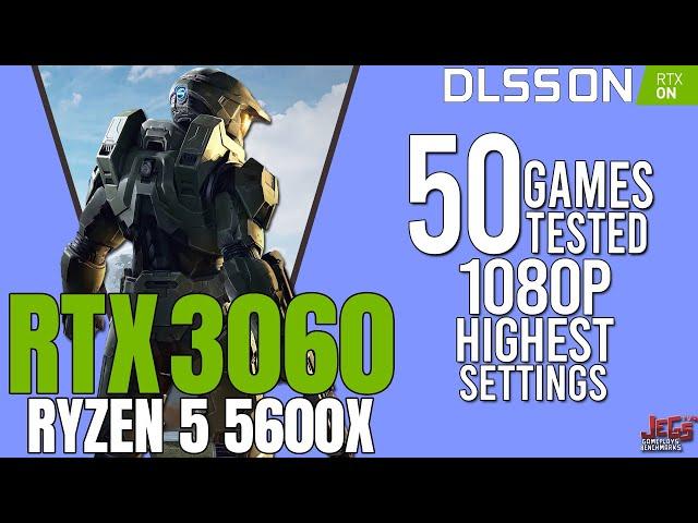 RTX 3060 | 50 games tested | highest settings 1080p benchmarks!