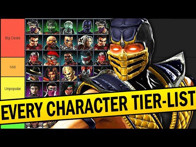 Ranking EVERY Mortal Kombat Character Ever Made!