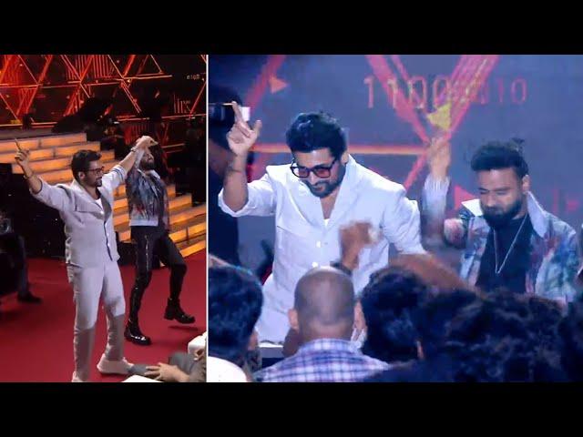 Actor Suriya Dance With DSP @ Kanguva Audio Launch | Manastars