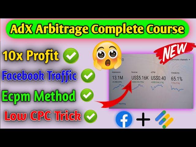 Adx Arbitration Complete Course  | Adx Arbitrage New Method 2024 | Adx Loading New Trick 