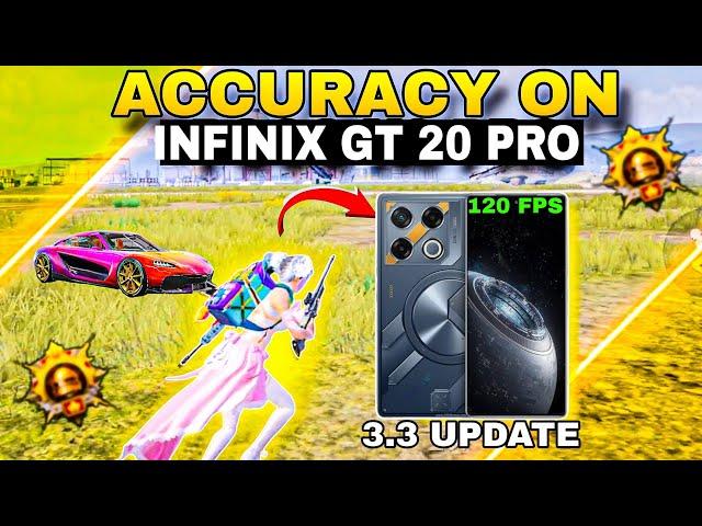 Hacker Like Accuracy Infinix gt 20 Pro  Bgmi 3.3 Update 4 Finger Claw (Sensitivity Infinix gt 20 pro