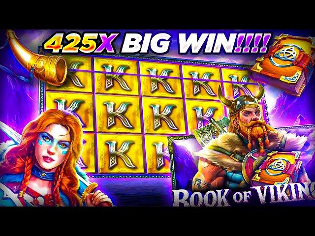 BIG WIN 245X Book of Vikings  (Pragmatic Play)