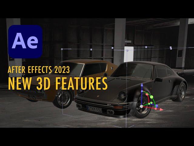 New 3D Features in After Effects 2023?