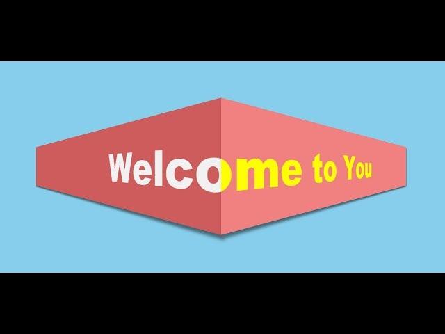 3D Text animation with Marquee effect | HTML and CSS