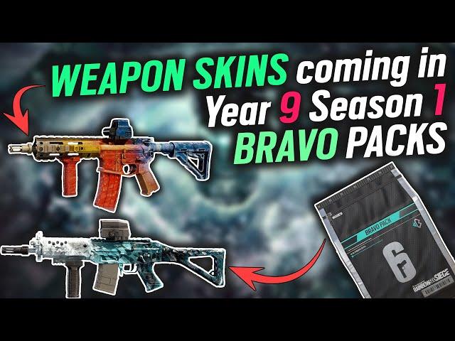 WEAPON SKINS Coming In BRAVO PACK COLLECTION of Year 9 Season 1 - Rainbow Six Siege