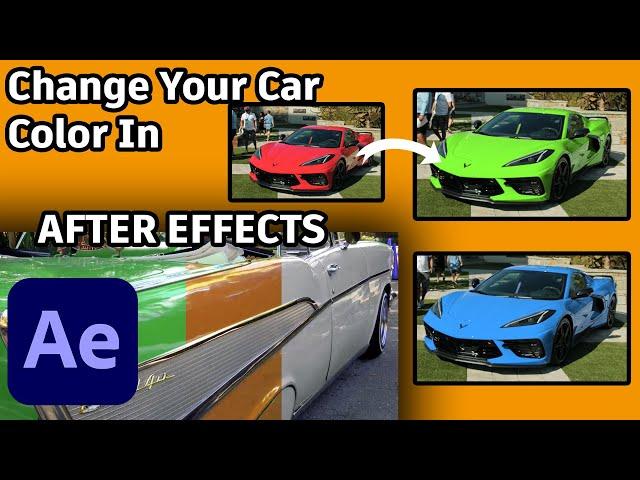 How to Change Car Color in After effects Tutorial | Color Change effects