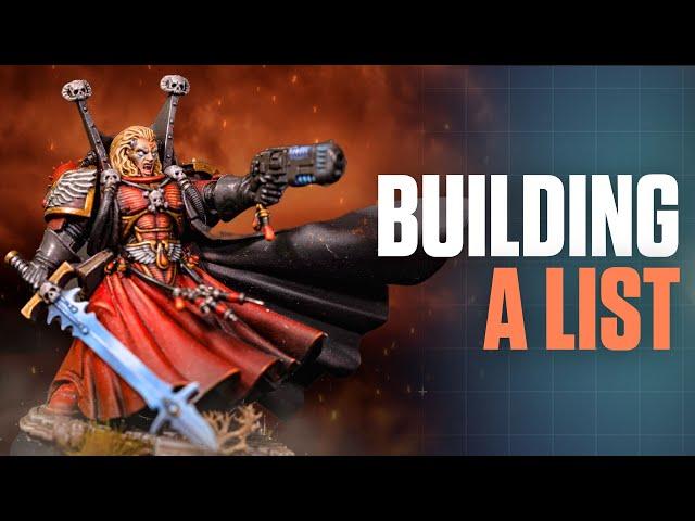 Getting Started with Warhammer 40K: Building a list