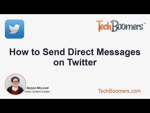 How to Send Direct Messages on Twitter