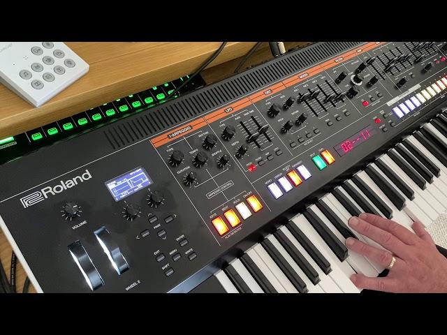 Roland Jupiter-X Scenes walk-through