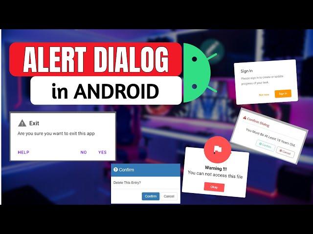 AlertDialog in Android