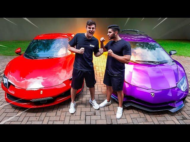 FERRARI 296 GTB VS LAMBORGHINI AVENTADOR! QUEM GANHA?