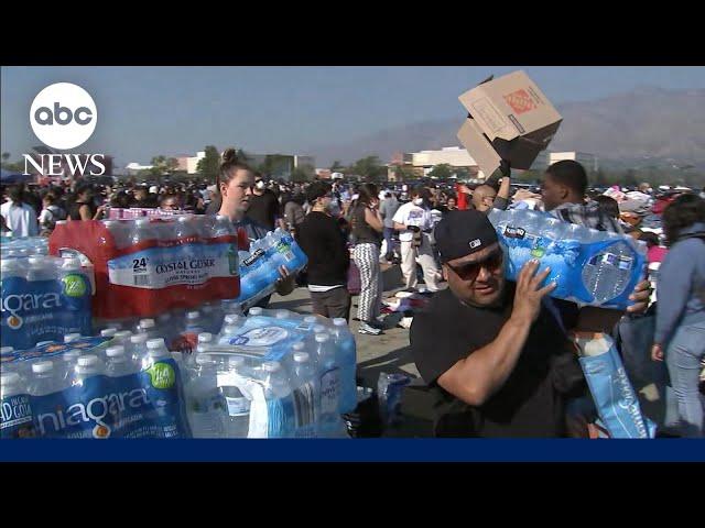 Fire victims receive an outpouring of donations