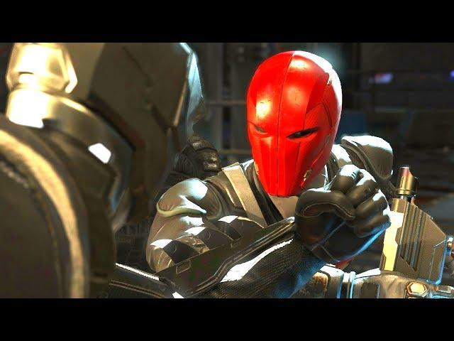 Injustice 2 - Batman Vs Red Hood  - All Intro Dialogue/All Clash Quotes, Super Moves