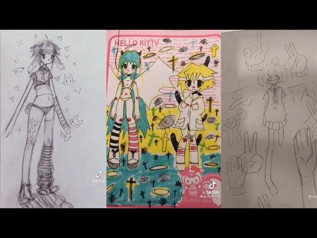 alt tiktok drawings pt.14 [MERRY CHRISTMAS]