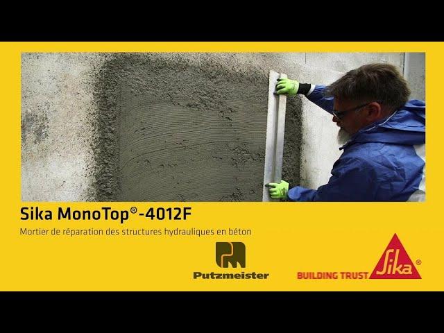 Comment projeter du Sika MonoTop®-4012 F ?