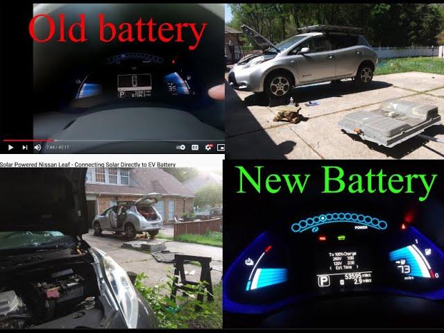 Battery Swap for a 24kwh Nissan Leaf EV