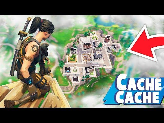 UNE CACHETTE DANS LE CIEL !! (cache cache fortnite)