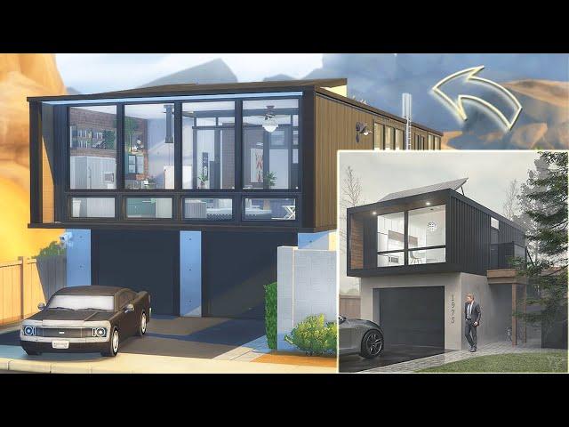 BASE GAME Single Dad & 2 Boys | Modern House | No CC | The Sims 4 | Stop Motion