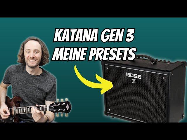 Meine 5 Go-To Presets für den Boss Katana Gen 3 – So klingen sie!