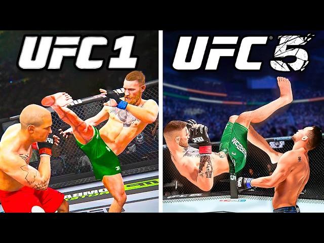 1 Crazy Knockout With McGregor in Every UFC Game