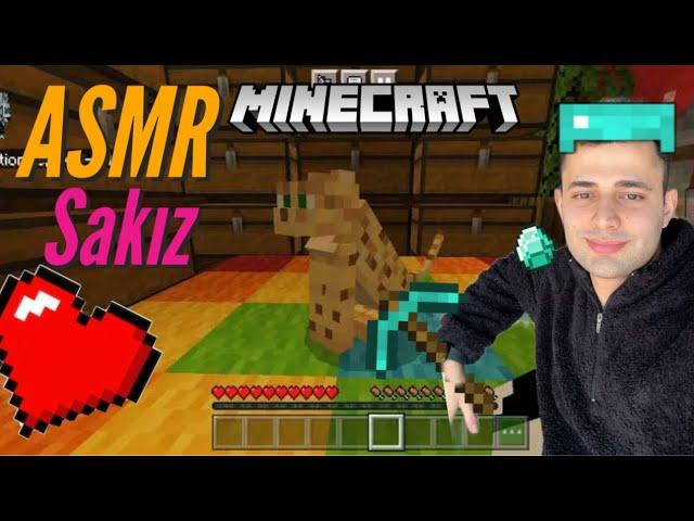 SAKIZLI ASMR MİNECRAFT LEOPARIMIZ CEMŞİT! TÜRKÇE ASMR | OYUN ASMR | GAMEPLAY ASMR | MOUTH SOUNDS