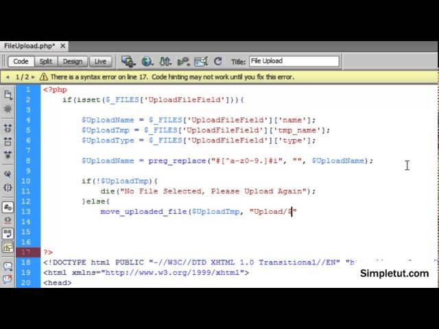 PHP File Upload Tutorial - Learn How to Upload Files Using PHP - Easy Step-By-Step Tutorial