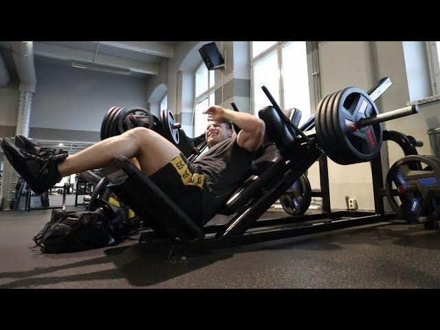 DIETVLOG - 200KG HACK SQUAT PR!