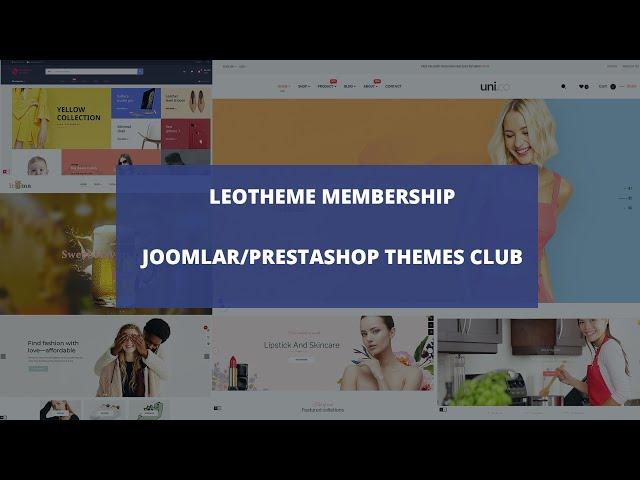 Powerful Joomlar/PrestaShop Template Club Membership | Leotheme