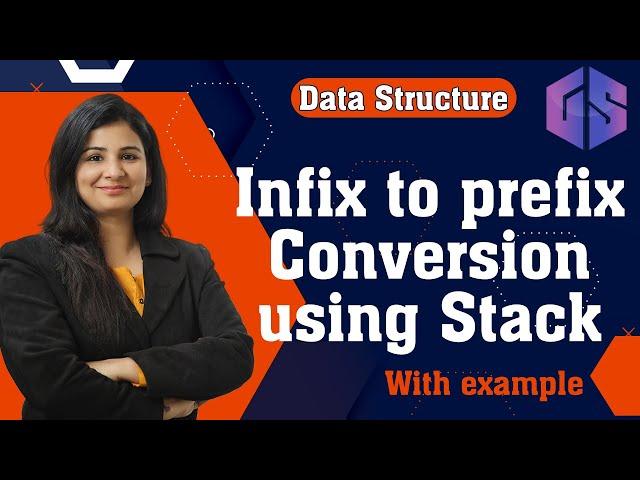 Lec-39: Infix to Prefix conversion using Stack | Data Structure