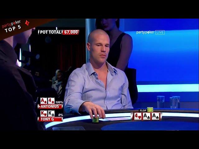 Top 5 EPIC Texas Holdem Flops | Poker Legends | NLH | Live Poker | partypoker