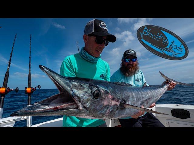 Kite fishing for WAHOO, TUNA and SAILFISH with Capt Pat Price of Daymaker Charters  | Blackfin Rods