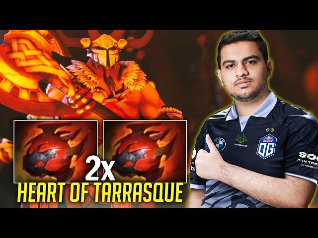 OG.ATF Crazy 2x Heart of Tarrasque on CENTAUR - How to KILL? DOTA 2