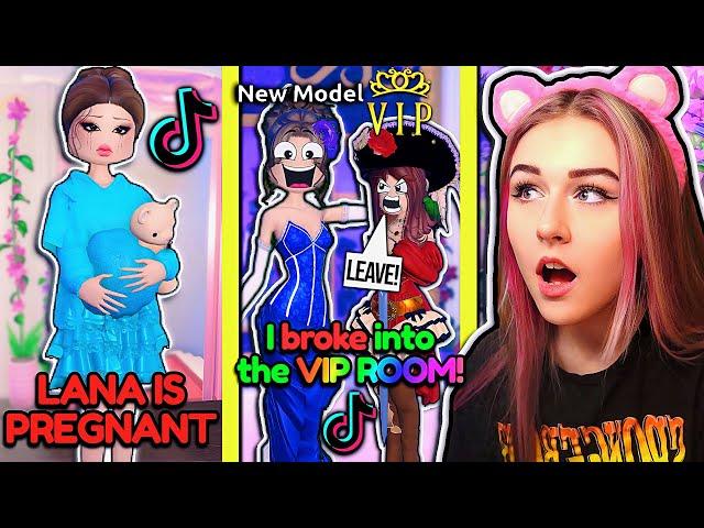 CRAZIEST TIKTOKS In The NEW UPDATE in DRESS TO IMPRESS! Halloween Outfits & Funny Videos Reactions