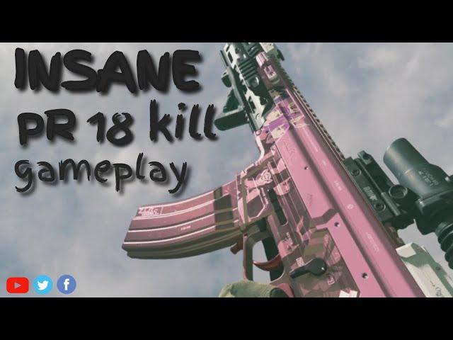 INSANE PR 18 kill gamplay!! PINK TRACER Kilo 141