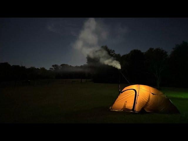 First Time In A Hot Tent!